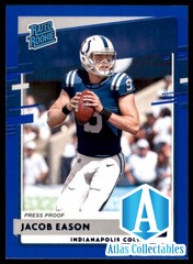 2020 Donruss Press Proofs Blue Jacob Eason Indianapolis Colts #312